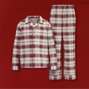Wondershop Red and White Plaid Kids Pajama Set